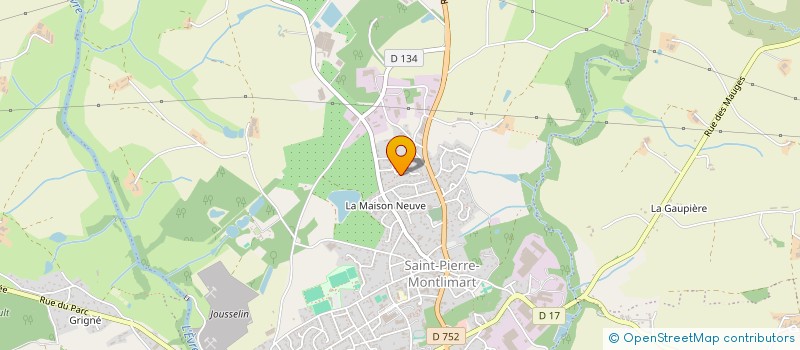localisation de l'entreprise MONSIEUR CEDRIC RETHORE à MONTREVAULT-SUR-EVRE