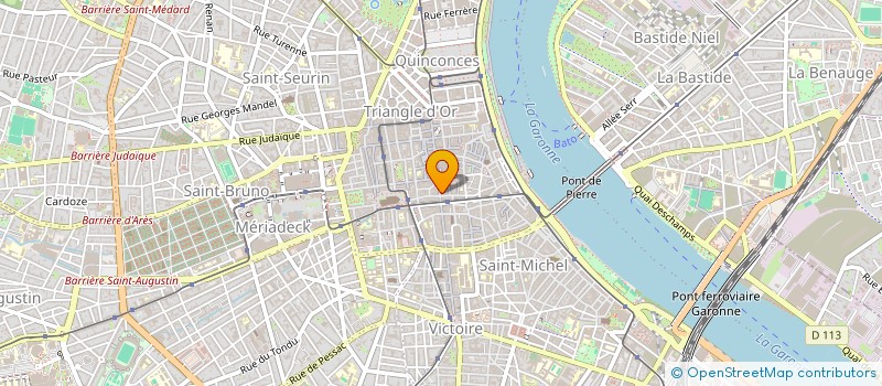 localisation de l'entreprise MONSIEUR CEDRIC REVILLION  BORDEAUX