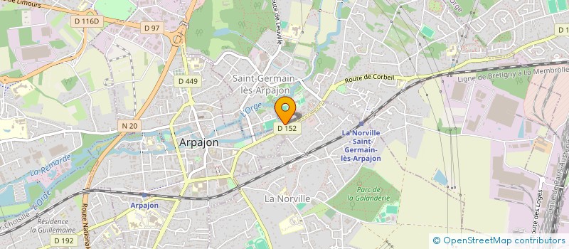 localisation de l'entreprise MONSIEUR CEDRIC REY à SAINT-GERMAIN-LES-ARPAJON