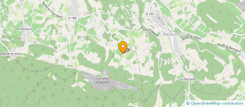 localisation de l'entreprise MONSIEUR CEDRIC REYRE à OPPEDE
