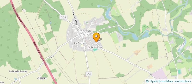 localisation de l'entreprise MONSIEUR CEDRIC RIBAILLE  ROUZIERS-DE-TOURAINE