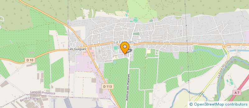 localisation de l'entreprise MONSIEUR CEDRIC RIBERI  LA FARE-LES-OLIVIERS