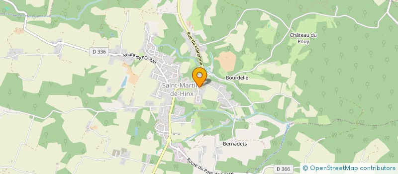 localisation de l'entreprise MONSIEUR CEDRIC RICHARD  SAINT-MARTIN-DE-HINX