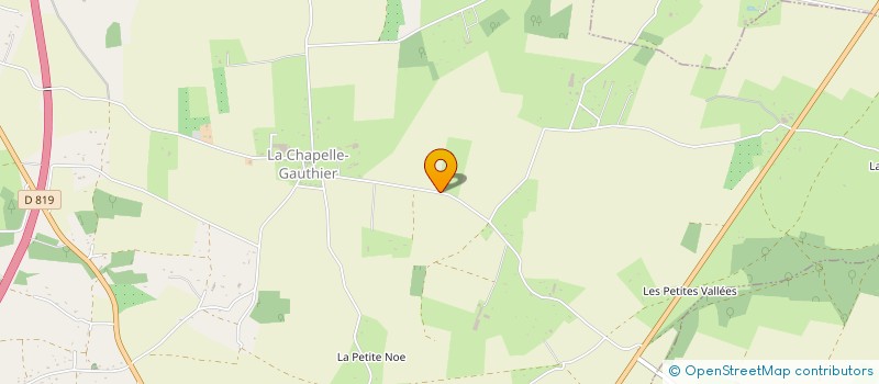 localisation de l'entreprise MONSIEUR CEDRIC RICHARD  LA CHAPELLE-GAUTHIER