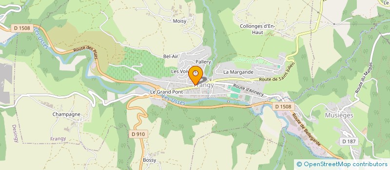 localisation de l'entreprise MONSIEUR CEDRIC RICHOZ à FRANGY