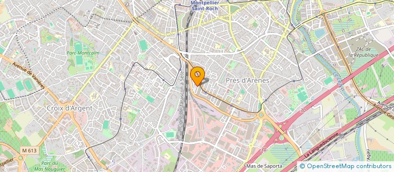 localisation de l'entreprise MONSIEUR CEDRIC RIDON à MONTPELLIER