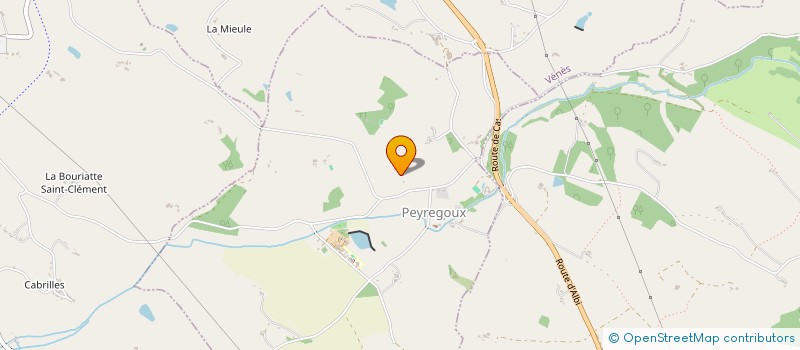 localisation de l'entreprise MONSIEUR CEDRIC RINCK  PEYREGOUX