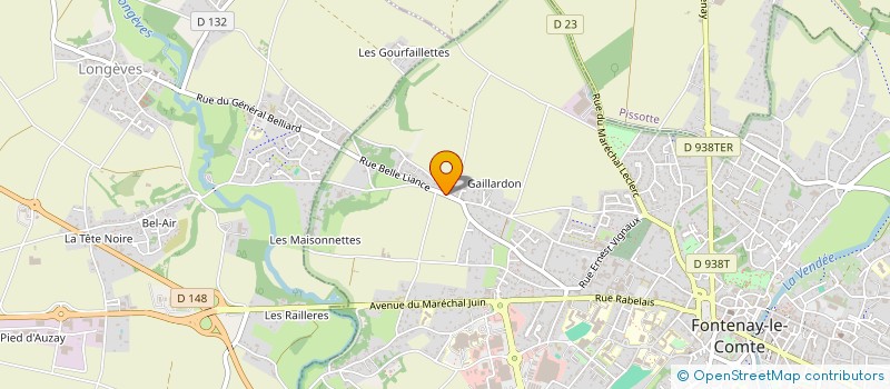 localisation de l'entreprise MONSIEUR CEDRIC RISSER à FONTENAY-LE-COMTE