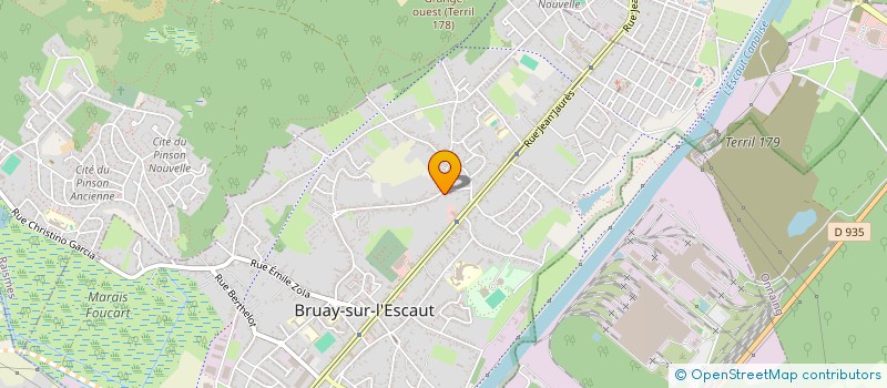 localisation de l'entreprise MONSIEUR CEDRIC RIVET  BRUAY-SUR-L'ESCAUT