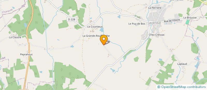 localisation de l'entreprise MONSIEUR CEDRIC RIVIERE  JAVERDAT