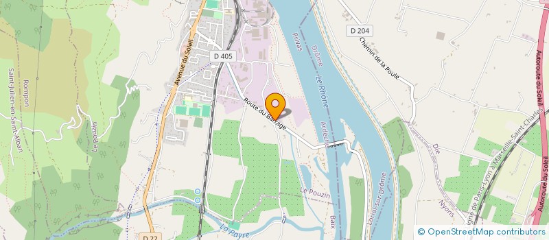 localisation de l'entreprise MONSIEUR CEDRIC ROBERT  LE POUZIN