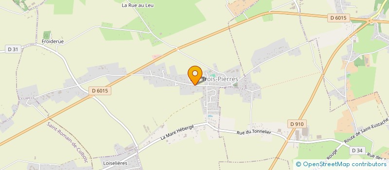 localisation de l'entreprise MONSIEUR CEDRIC ROBERT  LES TROIS-PIERRES