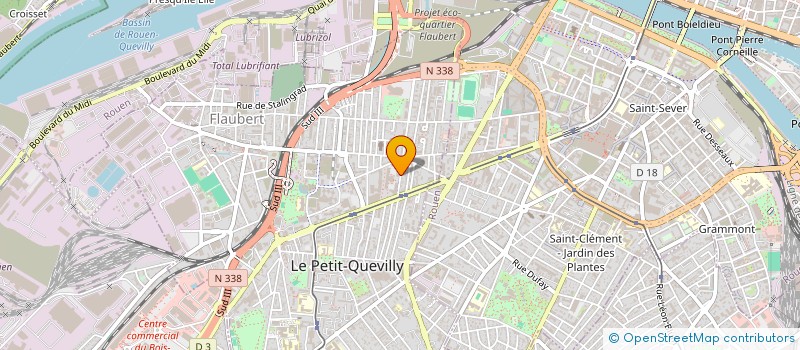 localisation de l'entreprise MONSIEUR CEDRIC ROBERT  LE PETIT-QUEVILLY