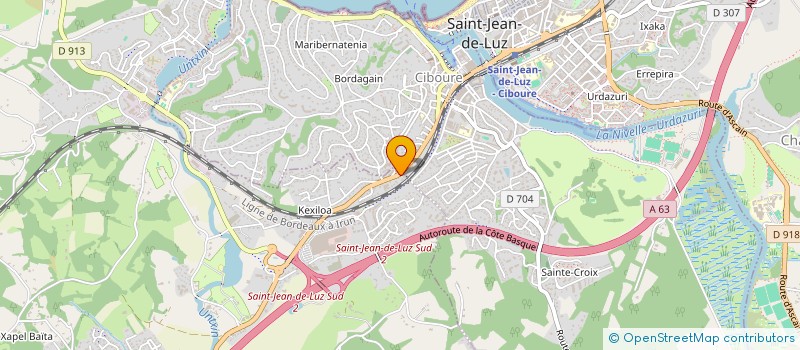 localisation de l'entreprise MONSIEUR CEDRIC ROCH à URRUGNE