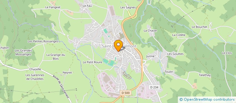 localisation de l'entreprise MONSIEUR CEDRIC ROCHEDIX  SAINT-JUST-MALMONT