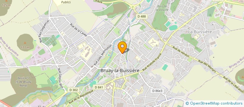 localisation de l'entreprise MONSIEUR CEDRIC ROCHER  BRUAY-LA-BUISSIERE