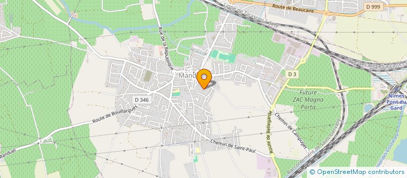 localisation de l'entreprise MONSIEUR CEDRIC ROCHETTE  MANDUEL