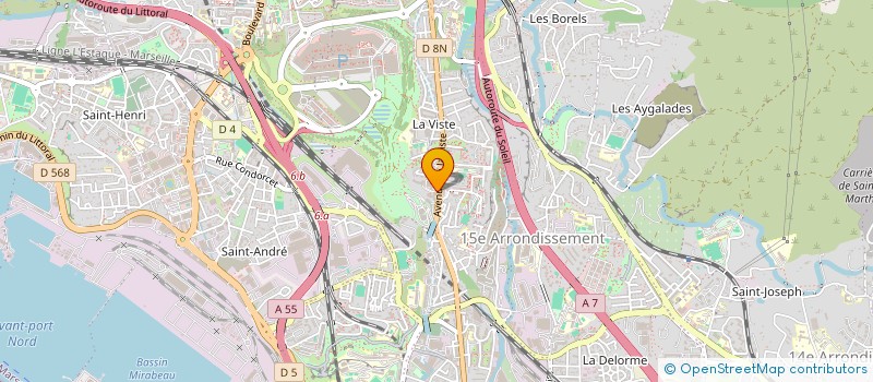 localisation de l'entreprise MONSIEUR CEDRIC ROCROU à MARSEILLE