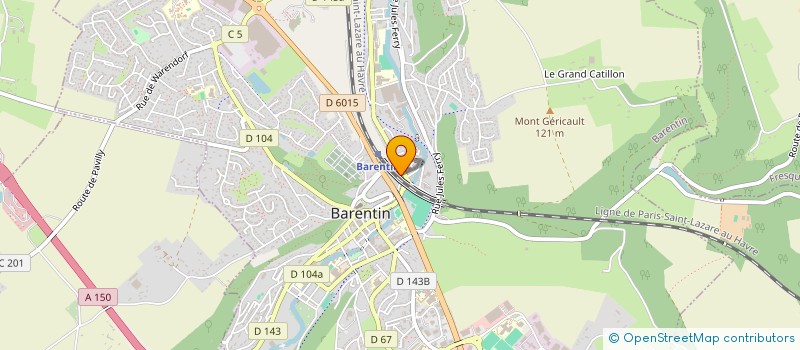 localisation de l'entreprise MONSIEUR CEDRIC RODRIGUES à BARENTIN