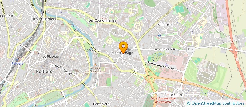 localisation de l'entreprise MONSIEUR CEDRIC ROGER  POITIERS