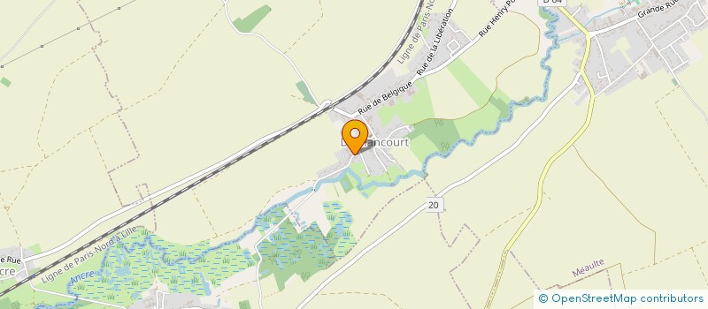 localisation de l'entreprise MONSIEUR CEDRIC ROGER  DERNANCOURT