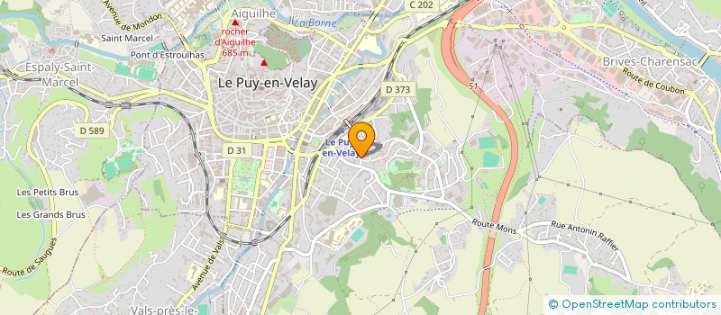 localisation de l'entreprise MONSIEUR CEDRIC ROME  LE PUY-EN-VELAY