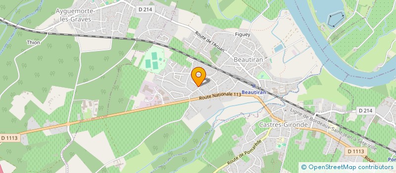 localisation de l'entreprise MONSIEUR CEDRIC ROSTEIN  BEAUTIRAN