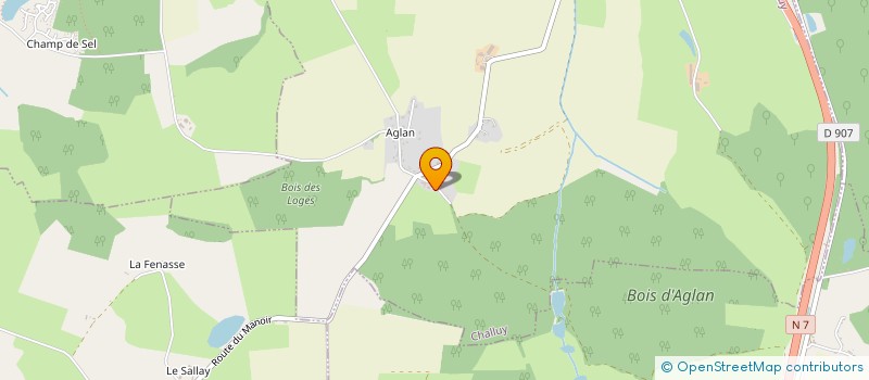 localisation de l'entreprise MONSIEUR CEDRIC ROUDAIRE  CHALLUY