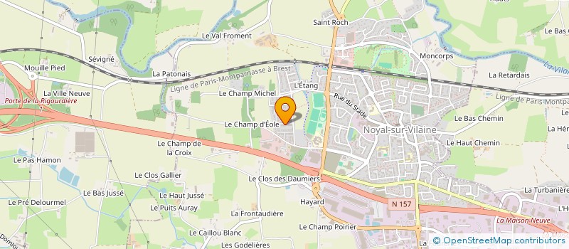 localisation de l'entreprise MONSIEUR CEDRIC ROUEIL  NOYAL-SUR-VILAINE