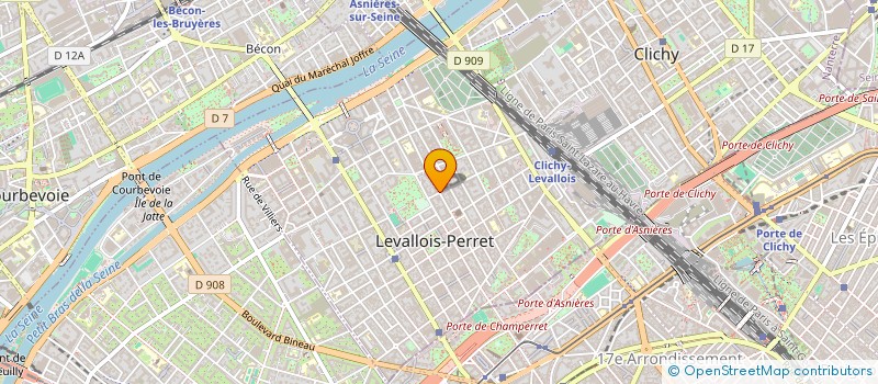 localisation de l'entreprise MONSIEUR CEDRIC ROUGIER à LEVALLOIS-PERRET