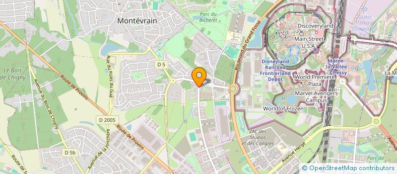 localisation de l'entreprise MONSIEUR CEDRIC ROUHY  MONTEVRAIN