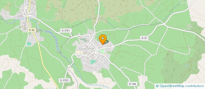 localisation de l'entreprise MONSIEUR CEDRIC ROUME  QUARANTE