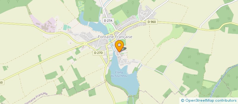 localisation de l'entreprise MONSIEUR CEDRIC ROUSSEAU  FONTAINE-FRANCAISE