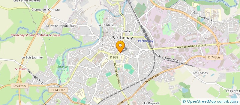 localisation de l'entreprise MONSIEUR CEDRIC ROUSSEAU à PARTHENAY