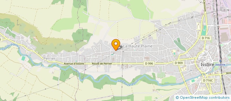 localisation de l'entreprise MONSIEUR CEDRIC ROUSSEL  ISSOIRE