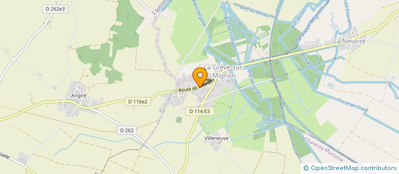 localisation de l'entreprise MONSIEUR CEDRIC ROY  LA GREVE-SUR-MIGNON