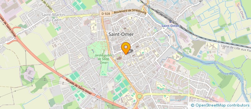 localisation de l'entreprise MONSIEUR CEDRIC RUCKEBUSCH à SAINT-OMER