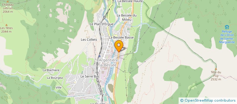 localisation de l'entreprise MONSIEUR CEDRIC SADEK à L'ARGENTIERE-LA-BESSEE