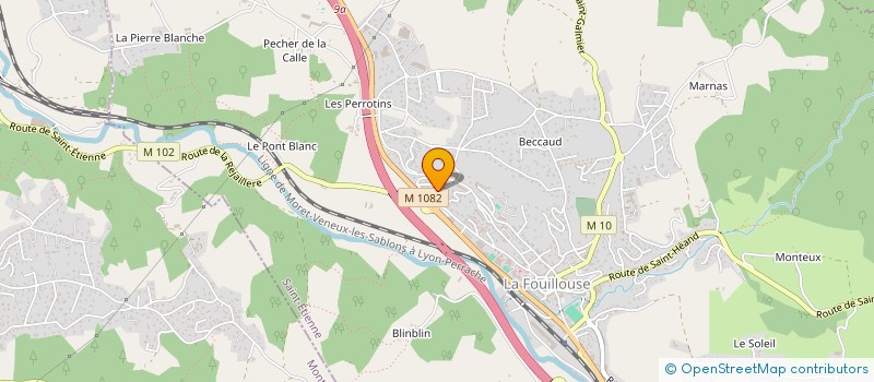 localisation de l'entreprise MONSIEUR CEDRIC SAGNOL  LA FOUILLOUSE