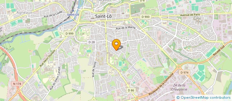 localisation de l'entreprise MONSIEUR CEDRIC SAINT-LO  SAINT-LO