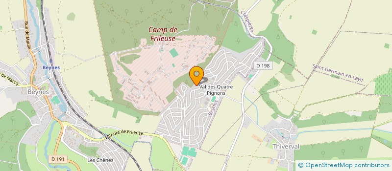 localisation de l'entreprise MONSIEUR CEDRIC SAINT-MARTIN  BEYNES