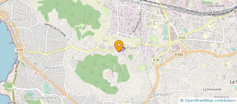 localisation de l'entreprise MONSIEUR CEDRIC SAINT-MICHEL à SIX-FOURS-LES-PLAGES