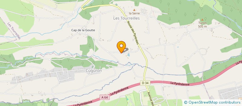 localisation de l'entreprise MONSIEUR CEDRIC SAINT-PAUL  LES TOURREILLES