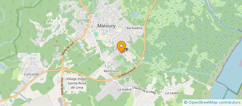 localisation de l'entreprise MONSIEUR CEDRIC SAINTE-CROIX  MATOURY