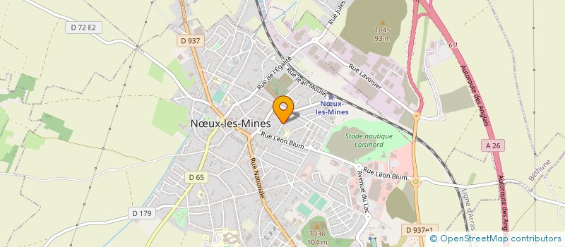 localisation de l'entreprise MONSIEUR CEDRIC SALA à NŒUX-LES-MINES