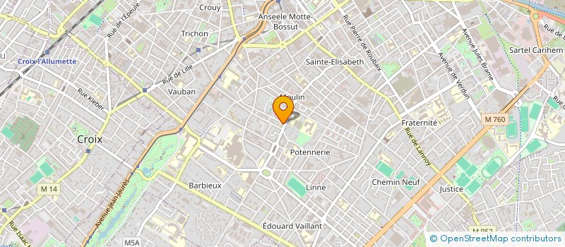 localisation de l'entreprise MONSIEUR CEDRIC SALE  ROUBAIX