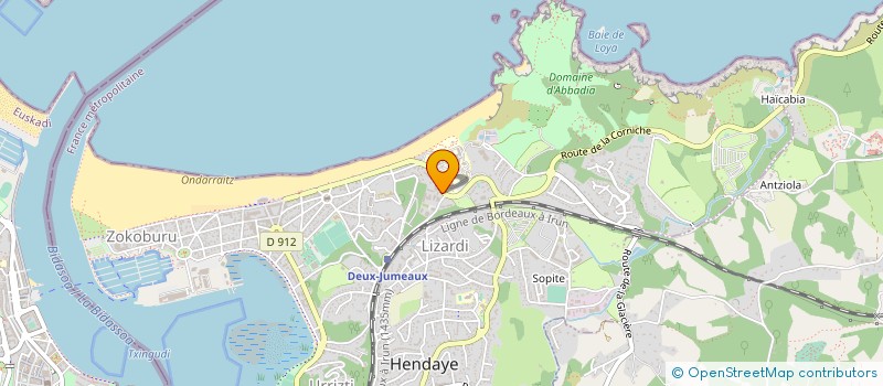 localisation de l'entreprise MONSIEUR CEDRIC SALLABERRENBORDE  HENDAYE
