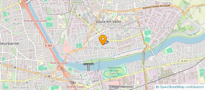 localisation de l'entreprise MONSIEUR CEDRIC SALMON  VAULX EN VELIN