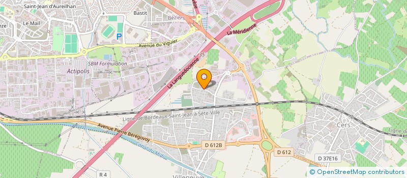 localisation de l'entreprise MONSIEUR CEDRIC SALOMONE  VILLENEUVE-LES-BEZIERS