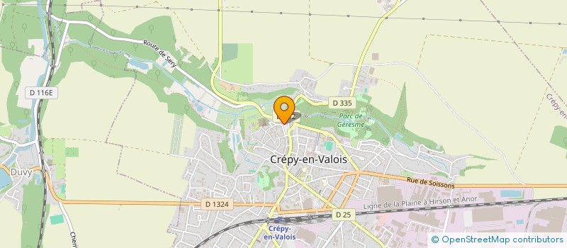 localisation de l'entreprise MONSIEUR CEDRIC SAMSON à CREPY-EN-VALOIS